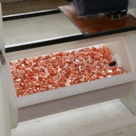 Barrel plating sample.